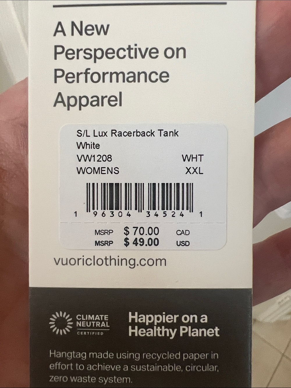 Lux Racerback Tank Top - Picture 5 of 5